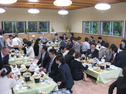 竹の子会の様子