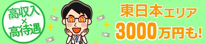 東日本エリア（関東・東北・北海道）　高額給与求人特集～3000万円～